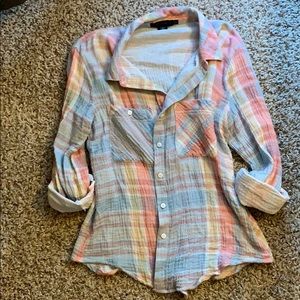 Plaid long sleeve